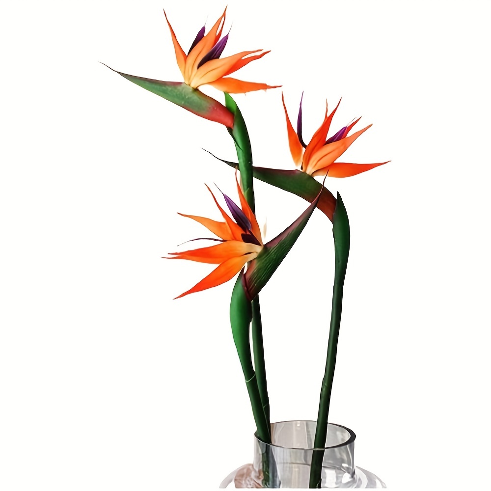 3pcs Artificial Bird Of Paradi - Bird Paradise Strelitzia recensione e prezzo