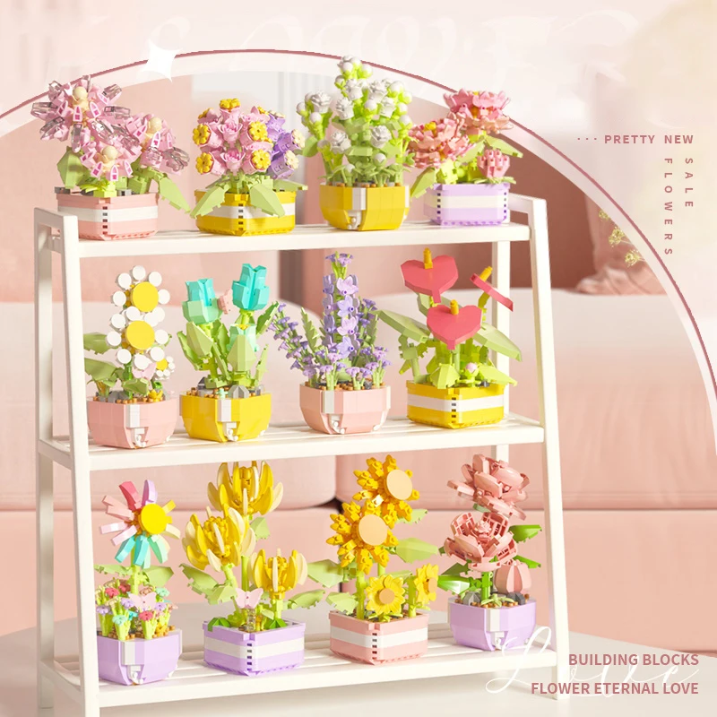 Flower Succulents Building Blo - Echeveria Succulent recensione e prezzo