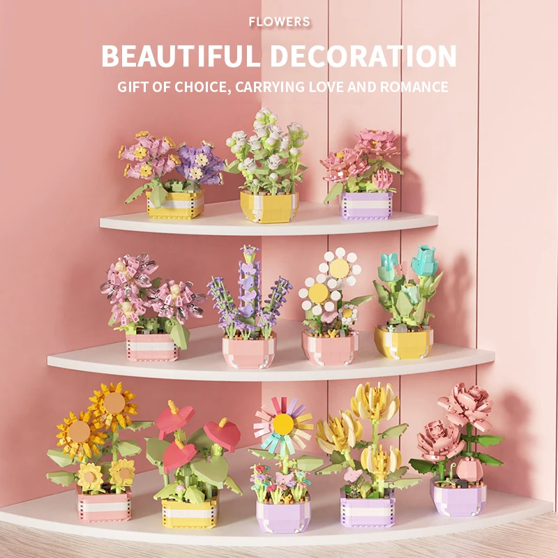 Flower Succulents Building Blo - Echeveria Succulent recensione e prezzo