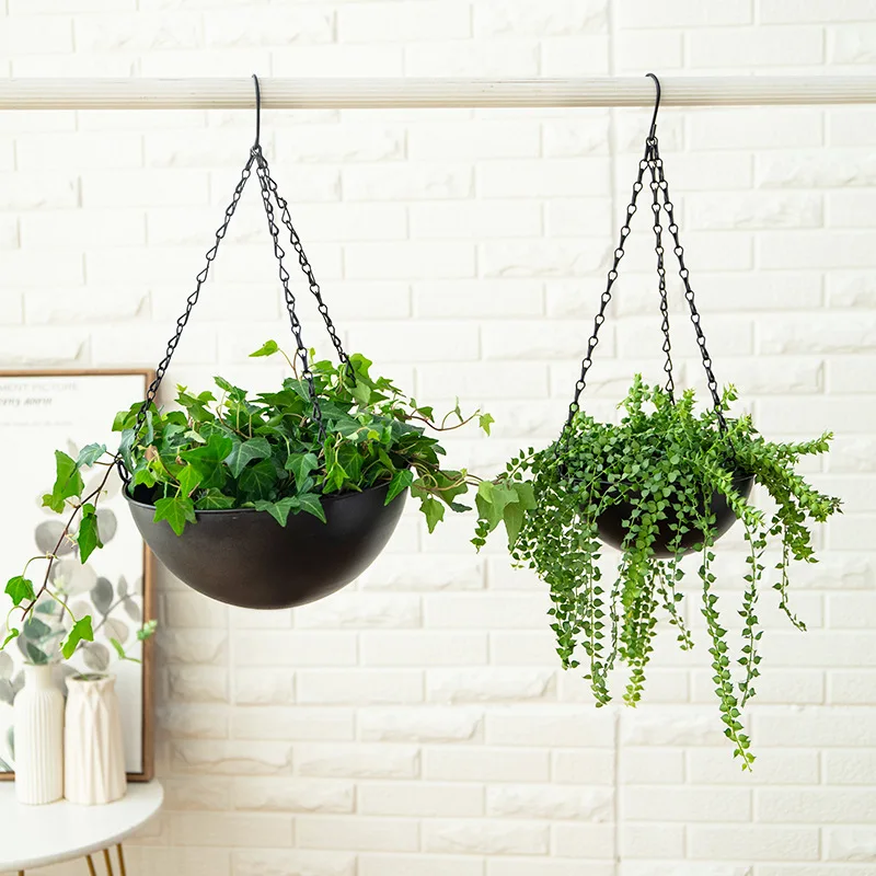 Wrought Iron Hanging Planter E - Spider Plant Hanging recensione e prezzo
