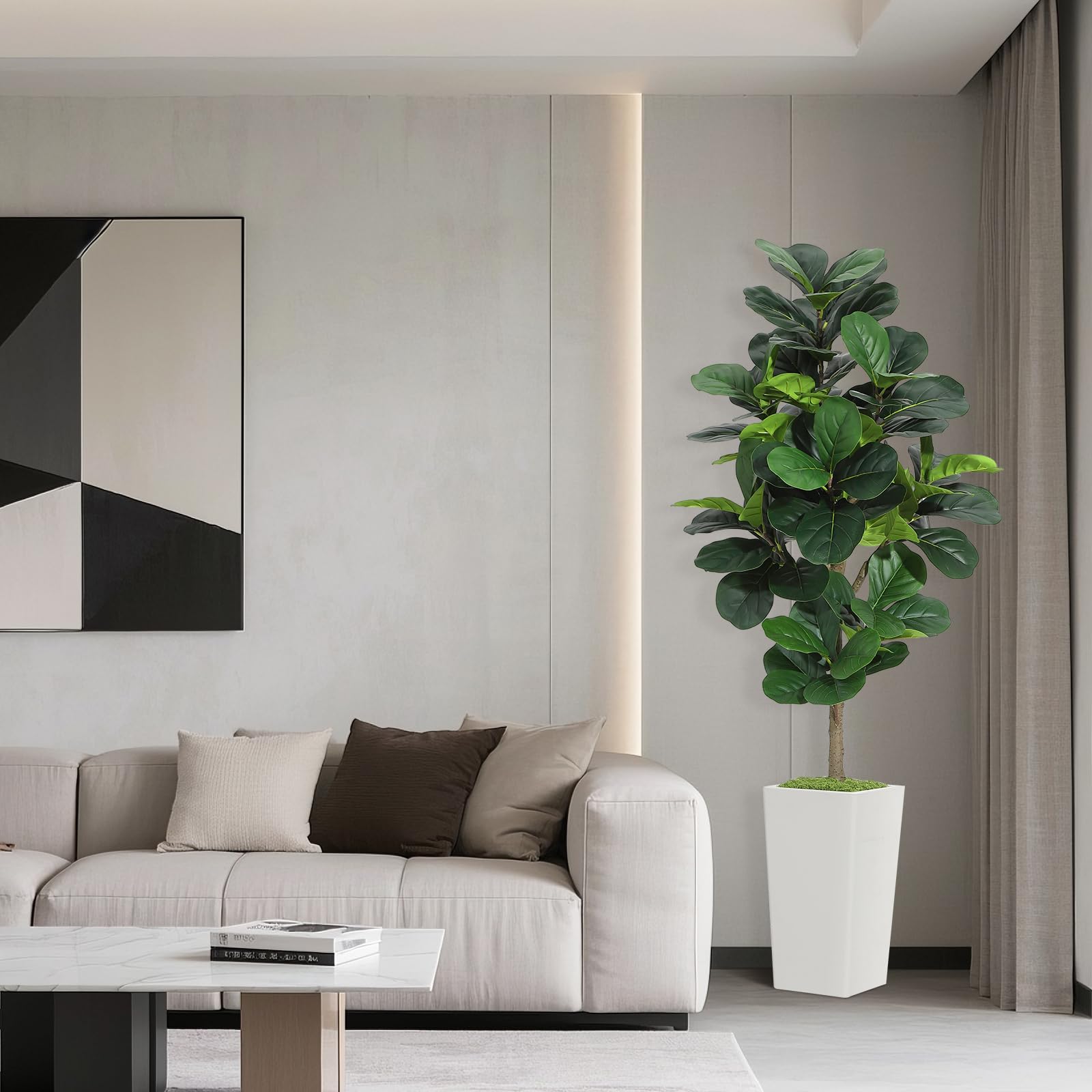 Artificial Fiddle Leaf Fig Tre - Ficus Lyrata Tree recensione e prezzo