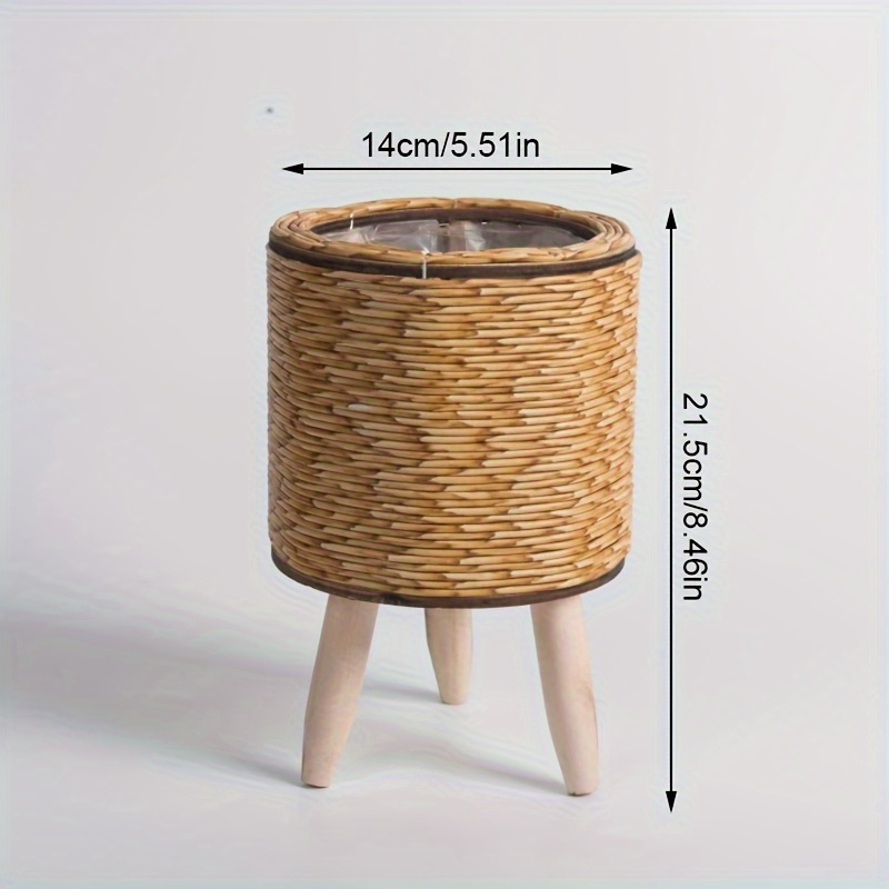 Charming Rustic Rattan Planter - Aloe Vera Pot recensione e prezzo