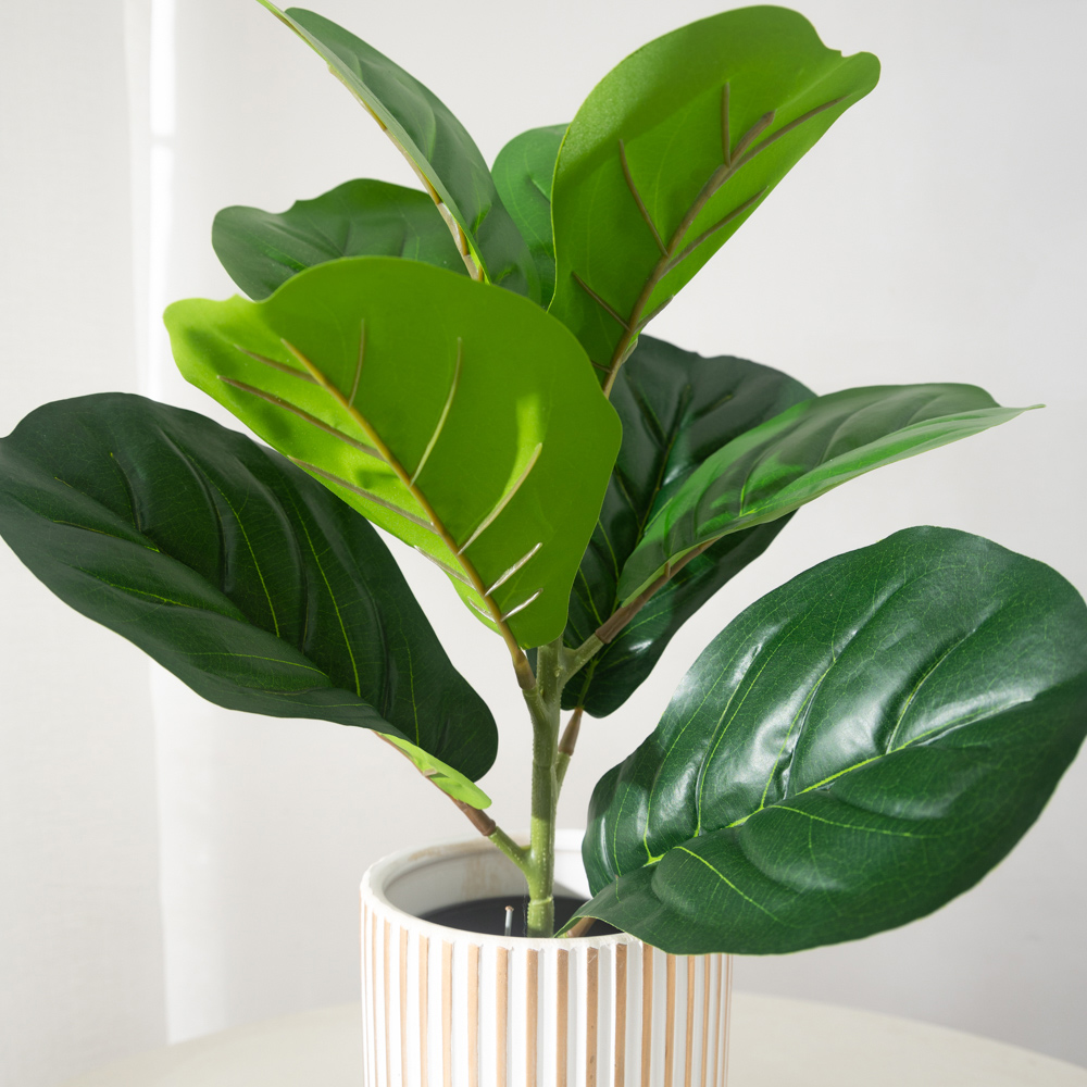 38cm 9 Forks Artificial Ficus  - Ficus Lyrata Tree recensione e prezzo
