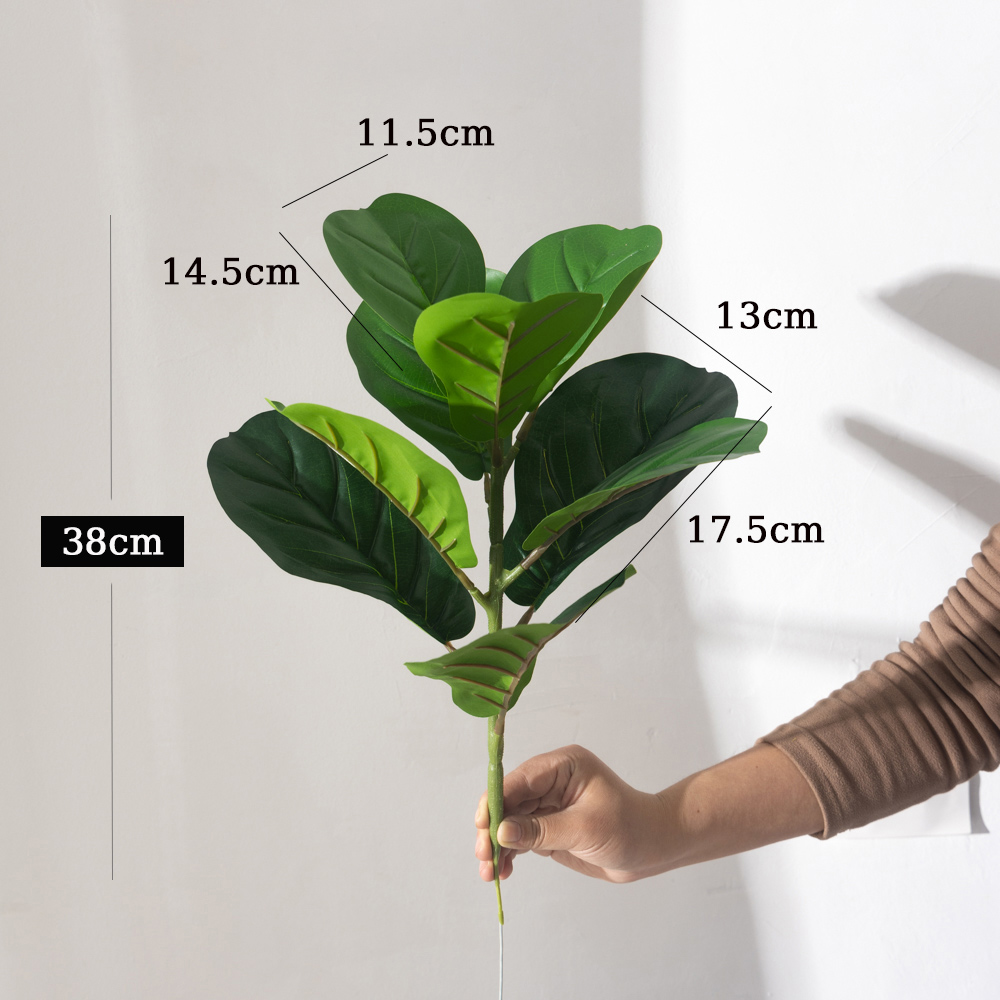 38cm 9 Forks Artificial Ficus  - Ficus Lyrata Tree recensione e prezzo