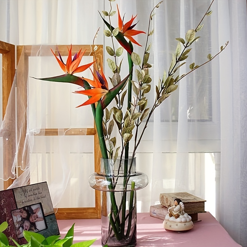3Pcs Artificial Heaven Bird Fl - Bird Paradise Strelitzia recensione e prezzo