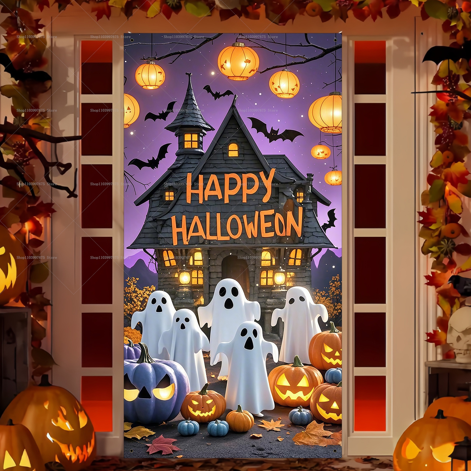 Happy Halloween Door Banner Ev - Spider Plant Hanging recensione e prezzo