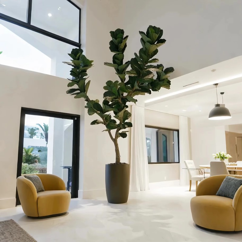 Artificial Plants Indoor Potte - Ficus Lyrata Tree recensione e prezzo