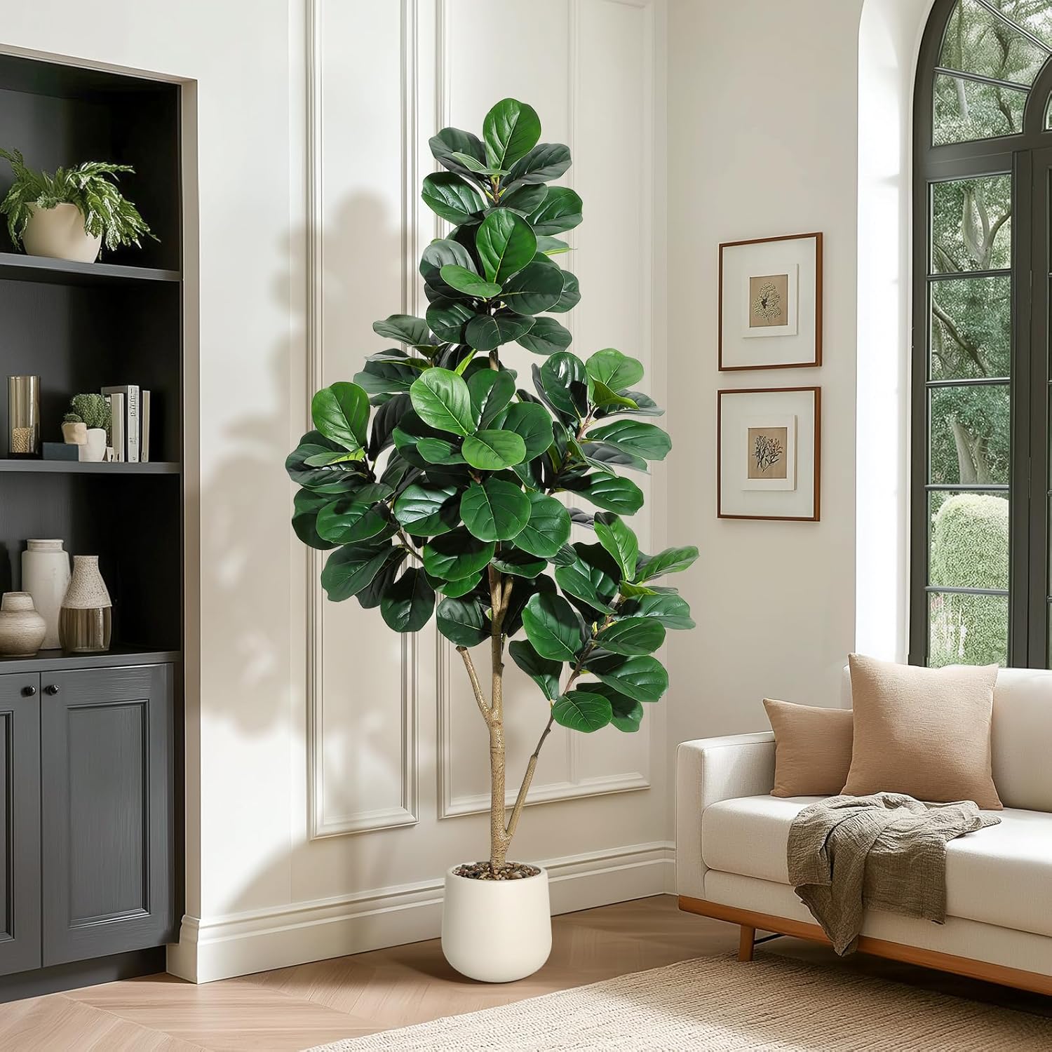 4-7 FT Fiddle Leaf Fig Tree Ar - Ficus Lyrata Tree recensione e prezzo