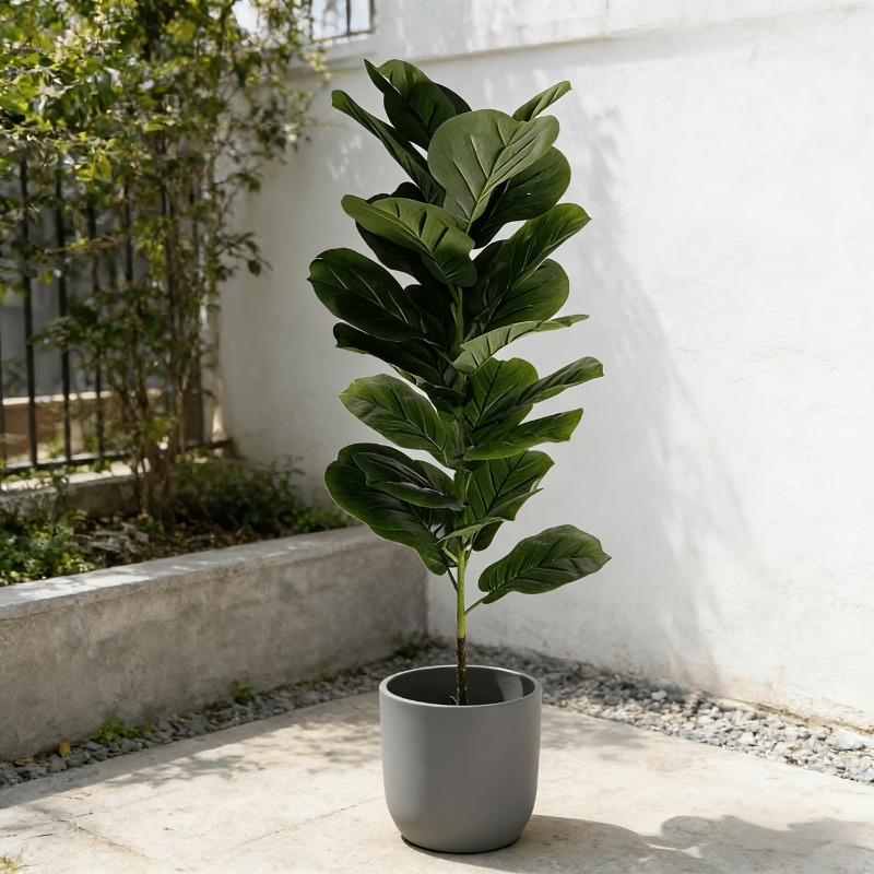 1Pc 100cm Artificial Ficus Lyr - Ficus Lyrata Tree recensione e prezzo