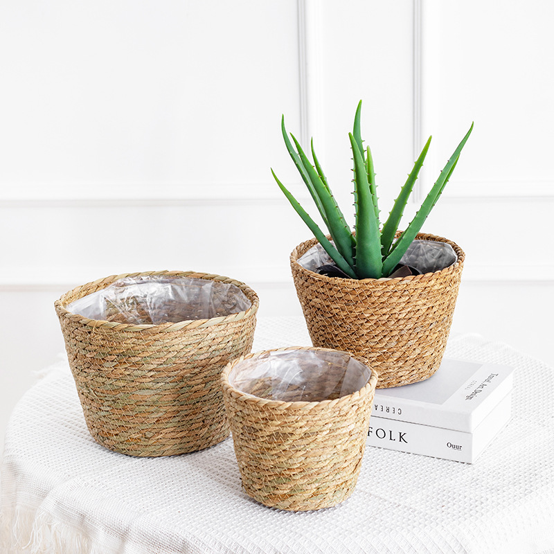Natural Woven Flower Basket St - Aloe Vera Pot recensione e prezzo