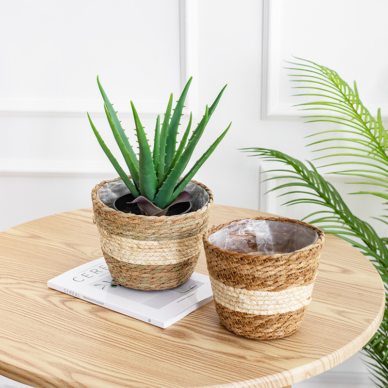 Natural Woven Flower Basket St - Aloe Vera Pot recensione e prezzo