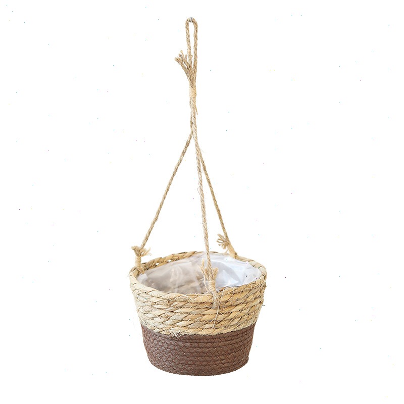 Straw Hanging Basket Flower Po - Spider Plant Hanging recensione e prezzo