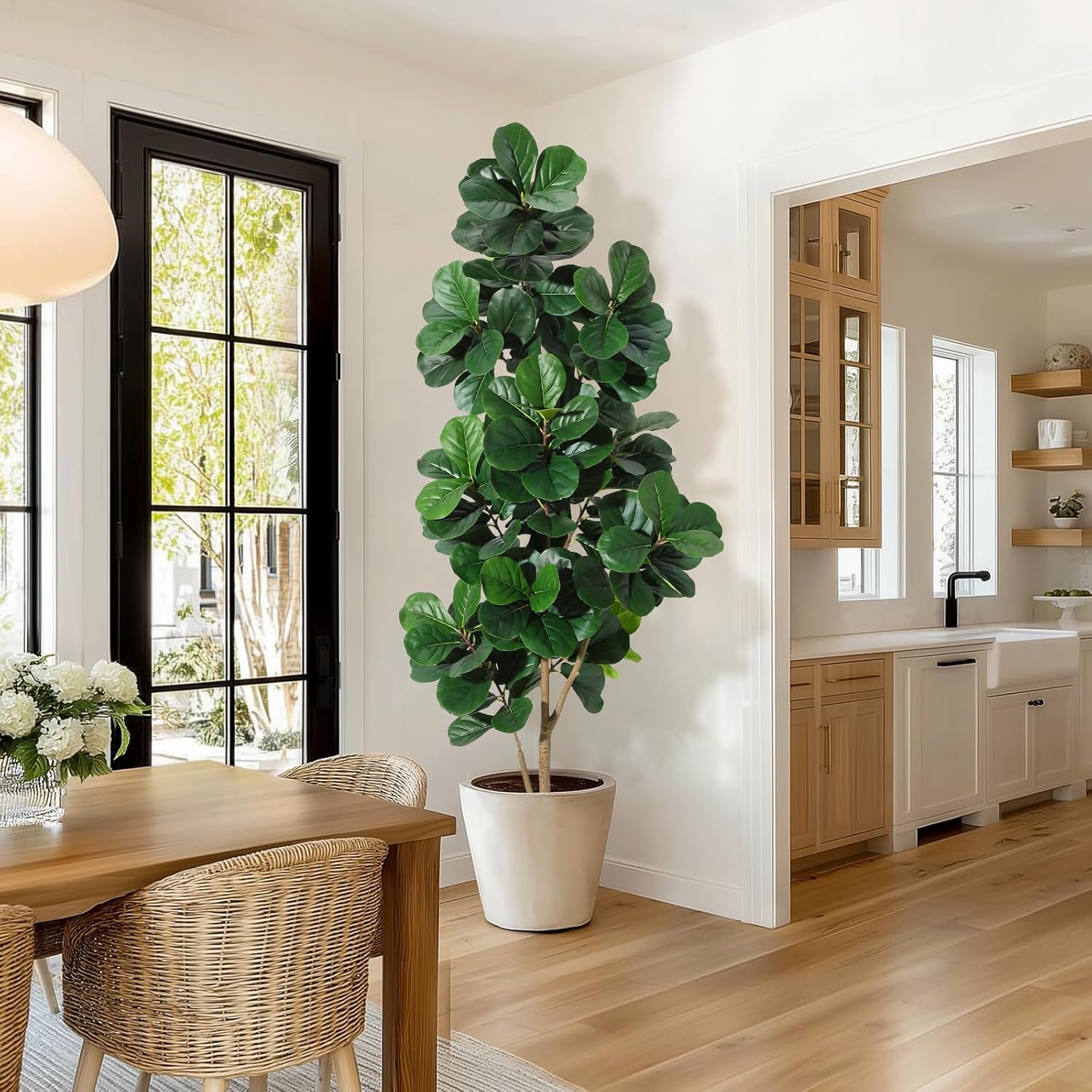 4FT/5FT/6FT/7FT Fiddle Leaf Fi - Ficus Lyrata Tree recensione e prezzo
