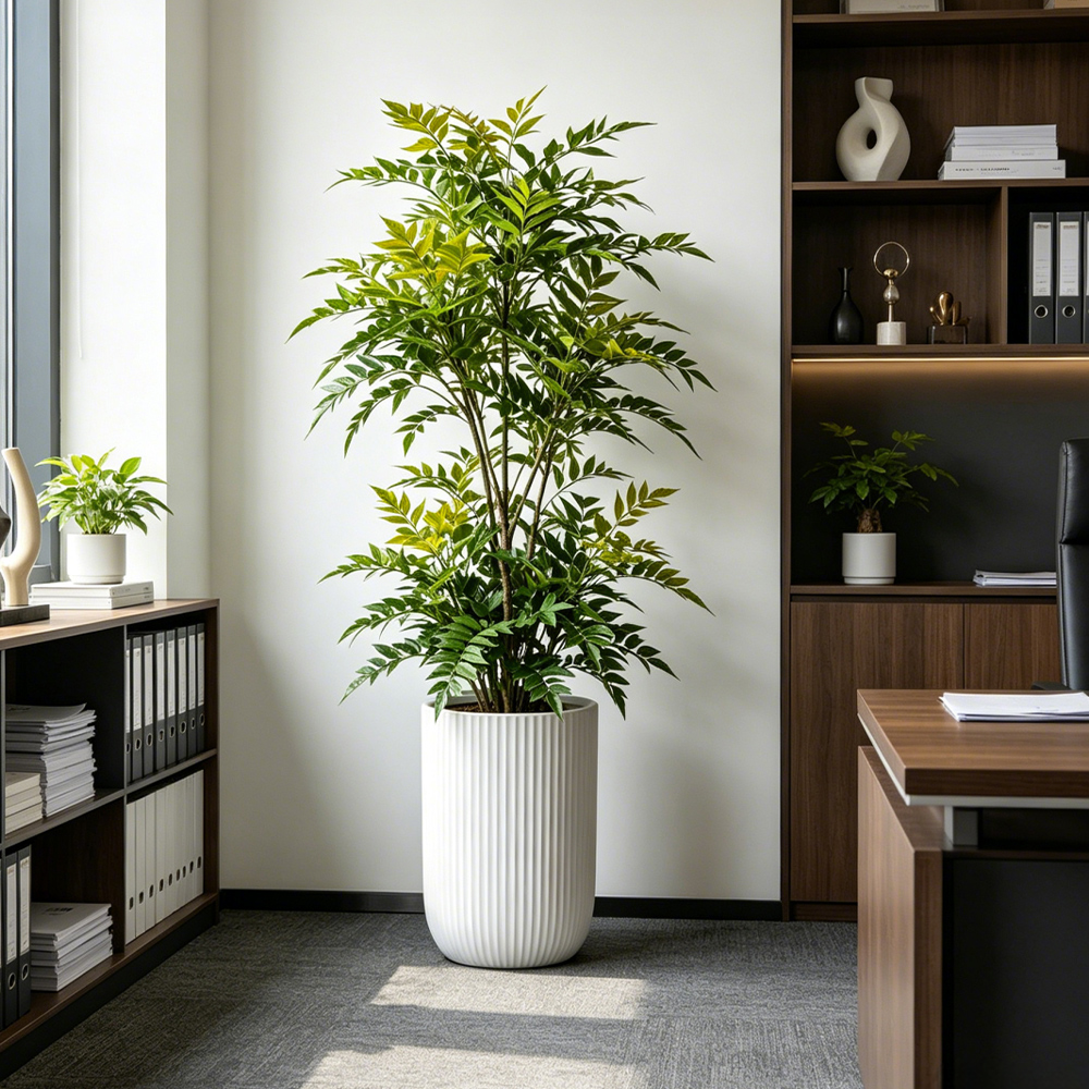 73-135cm Artificial Nandina Pl - Ficus Lyrata Tree recensione e prezzo
