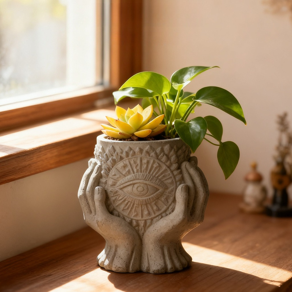 Guardian Eye Candle Cup Silico - Echeveria Succulent recensione e prezzo