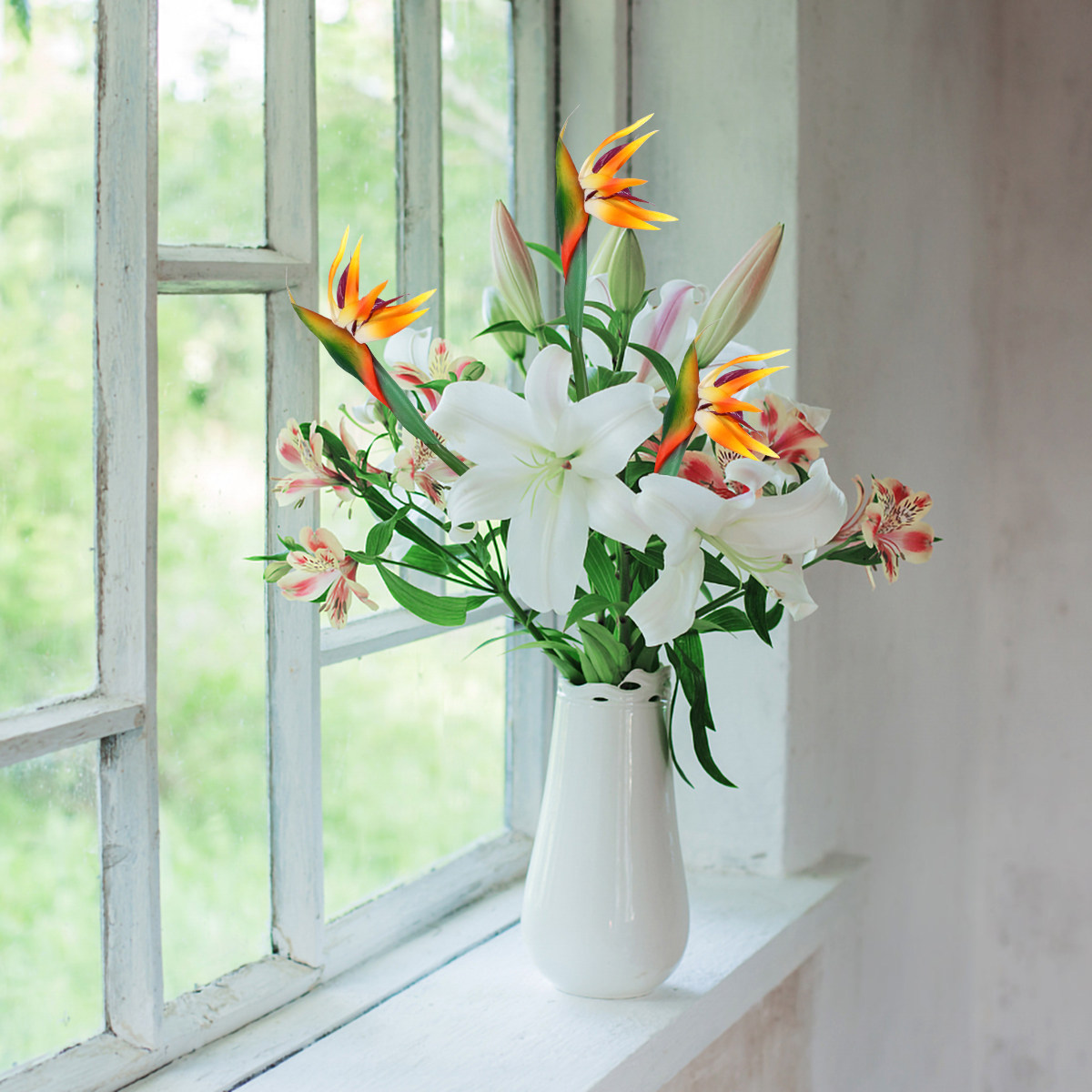 Real Touch Artificial Bird of  - Bird Paradise Strelitzia recensione e prezzo
